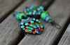 Gypsy Queen - Multicolored Boho Chic lightweight Earrings including Lampwork Beads