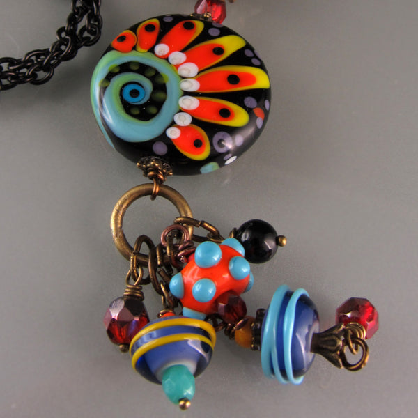 Hip Chic - Lampwork Necklace