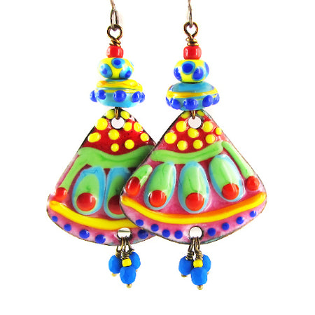 Morocco ♥ Multicolored Boho Chic lightweight Earrings