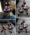 Made to Order ♥ Handmade Retro Chic lightweight Copper Art Earrings