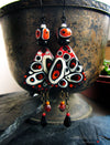 Made to Order ♥ Handmade Retro Chic lightweight Copper Art Earrings