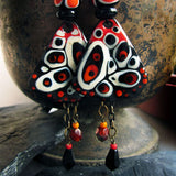 Made to Order ♥ Handmade Retro Chic lightweight Copper Art Earrings