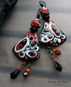 Made to Order ♥ Handmade Retro Chic lightweight Copper Art Earrings