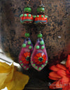 Sweet Rosalie ♥ Handmade lightweight fire torched Copper Earrings