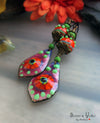Sweet Rosalie ♥ Handmade lightweight fire torched Copper Earrings