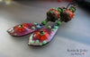 Sweet Rosalie ♥ Handmade lightweight fire torched Copper Earrings