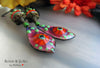 Sweet Rosalie ♥ Handmade lightweight fire torched Copper Earrings