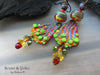 Made to Order ♥ Wild Cactus ♥  Handmade - lightweight fire torched Copper Earrings