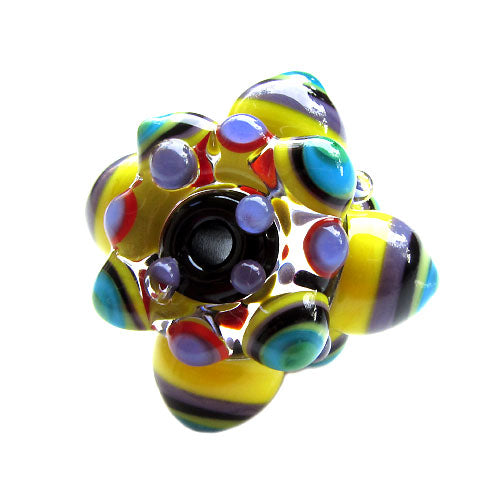 Funky Bubble Dots ♥ 1 Lampwork Focal bead