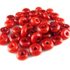 Red Chilly ♥ 25 lampwork spacer beads ♥ Handmade