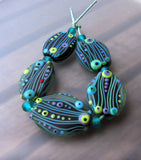 Handmade Lampwork bead set (11)