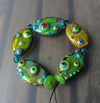 Handmade Lampwork bead set (11)