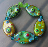 Handmade Lampwork bead set (11)