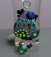 The crazy Chicken ♥ Handcrafted Lampwork Pendant