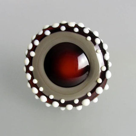 Hip Chic ♥ Lampwork Cabochon - interchangeable jewelry topper