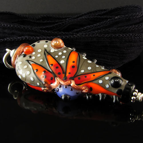 Smokey Livid - Lampwork Pendant/Necklace