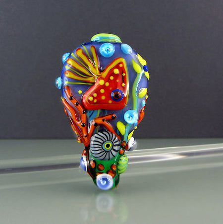 Handcrafted Lampwork Bead ♥ Handgefertigte Lampwork Glasperle