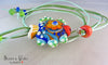 Flower Power - Lampwork Pendant/Necklace