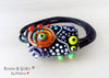 SINGLE LAMPWORK BEAD - GLASPERLE AM BAND